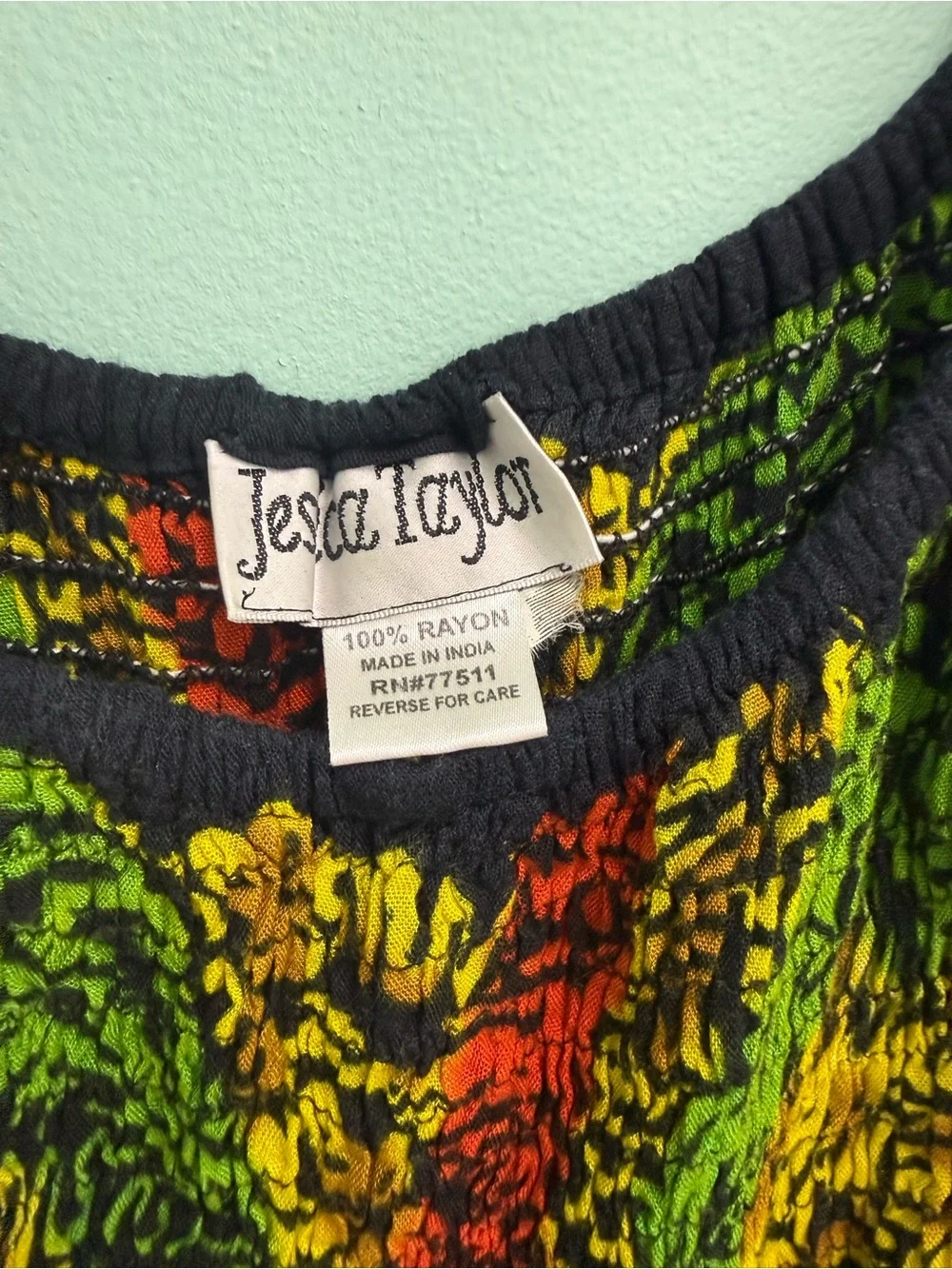 Bohemian Bob Marley Maxi Dress in Black & Green